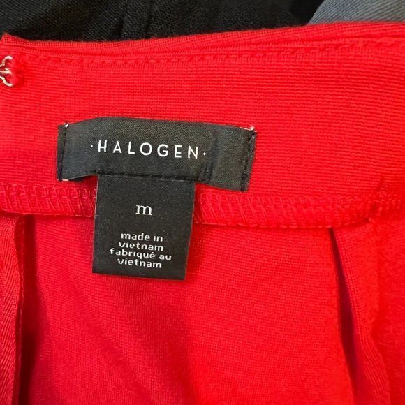 NWOT HALOGEN Red‎ Knee Length Pencil Skirt (M) - Picture 7 of 9